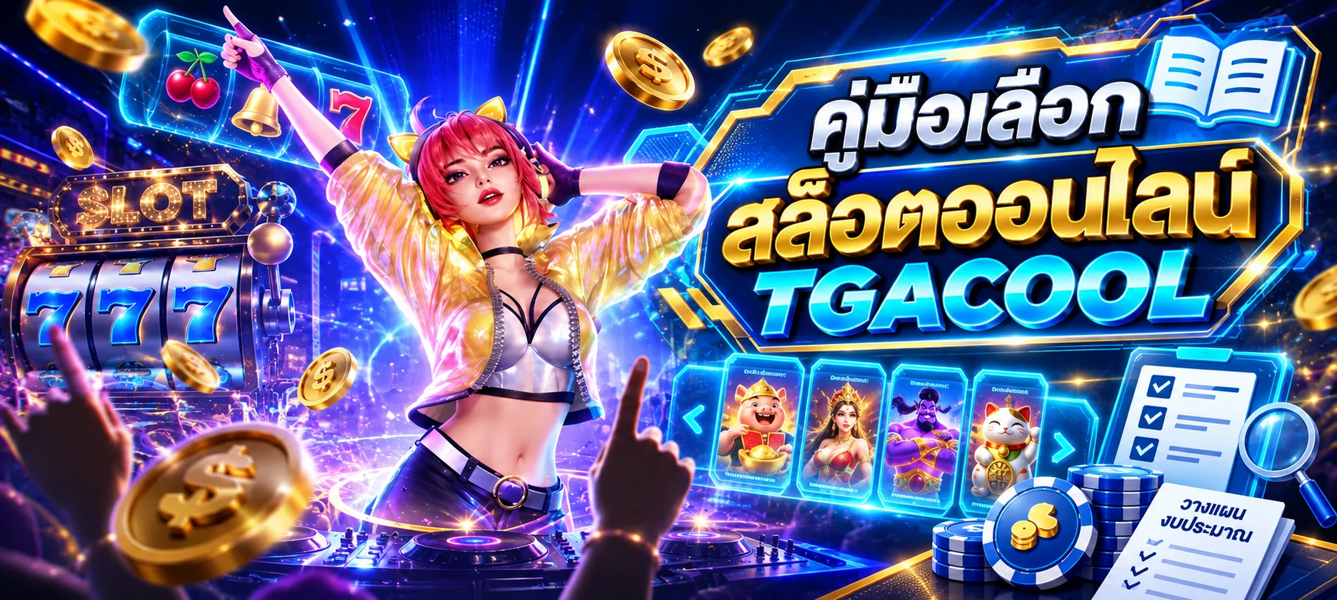 TGACOOL คู่มือเลือกสล็อตออนไลน์จากข้อมูล